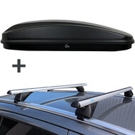 Farad dakkoffer N18 430 liter + PerfectFit dakdragers Skoda Karoq vanaf 2018