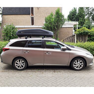 Modula dakkoffer Evo 470 liter + Nordrive dakdragers Audi Q8 E-Tron vanaf 2022