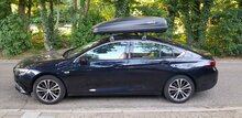 Dakkoffer Hapro Traxer 6.6 Antraciet + dakdragers Dacia Lodgy vanaf 2012 voor gesloten dakrail