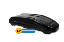 Modula dakkoffer Evo 470 liter - Hoogglans zwart - Voordelige keuze ANWB