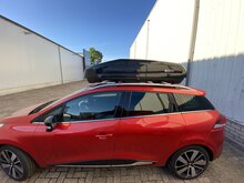Modula dakkoffer Evo 470 liter - Hoogglans zwart - Voordelige keuze ANWB
