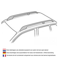 PerfectFit dakkoffer 440 liter + Nordrive dakdragers Infiniti QX70 01/2014 t/m 06/2019