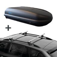 PerfectFit dakkoffer 400 liter + Nordrive dakdragers Mercedes GLE vanaf 02/2023