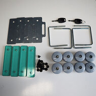 PerfectFit dakkoffer 400 liter + Nordrive dakdragers Opel Agila 05/2000 t/m 01/2008