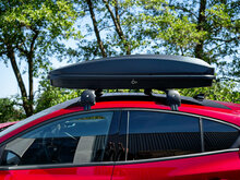 Dakkoffer Farad Crub N18 430 Liter + dakdragers Hyundai i10 5 deurs hatchback 2008 t/m 2013