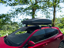 Dakkoffer Farad Crub N18 430 Liter + dakdragers Opel Crossland X SUV 2017 t/m 2020