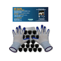 Velgbeschermerset - Handschoenen, kunsstofclips en kniematje Velgbeschermerset - Handschoenen, kunsstofclips en kniematje