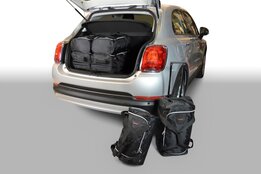 Carbags reistassen set Fiat 500X 2015-heden 5-deurs hatchback Carbags reistassen set Fiat 500X 2015-heden 5-deurs hatchback
