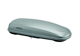 Dakkoffer Hapro Traxer 6.6 zilver grijs 410L Dakkoffer Hapro Traxer 6.6 zilver grijs 410L
