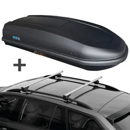 PerfectFit dakkoffer 440 liter + Nordrive dakdragers Honda FR-V 11/2004 t/m 12/2010