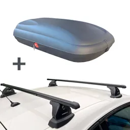 Artplast dakkoffer 320 liter + Nordrive dakdragers Alfa Romeo Mito 5 deurs hatchback 09/2008 t/m 04/2019