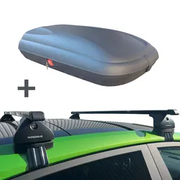 Artplast dakkoffer 320 liter + Nordrive dakdragers Citroen C1 5 deurs hatchback 06/2014 t/m 12/2021