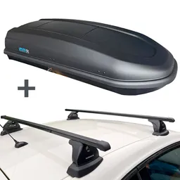 PerfectFit dakkoffer 440 liter + Nordrive dakdragers Peugeot 4008 04/2012 t/m 12/2016