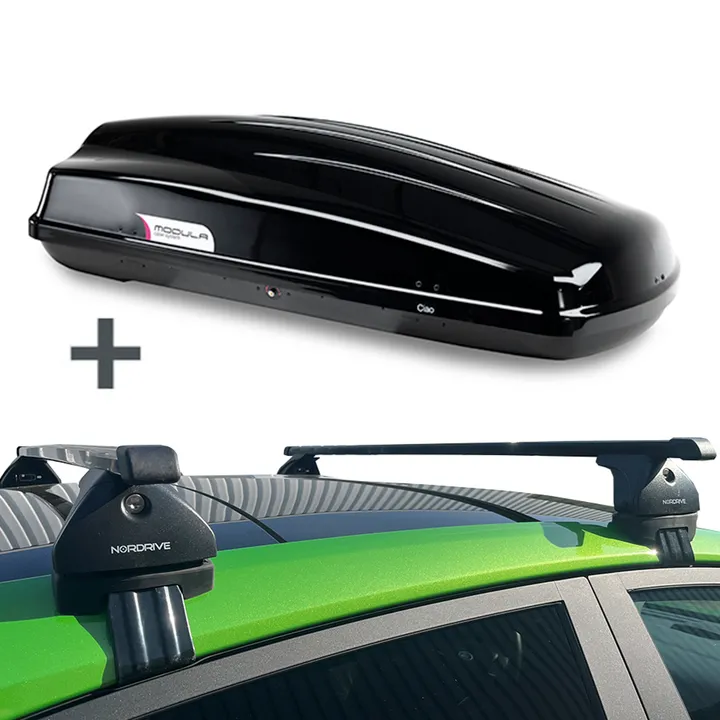 Modula dakkoffer Ciao 430 liter + Nordrive dakdragers Citroen C4 X vanaf 12/2022