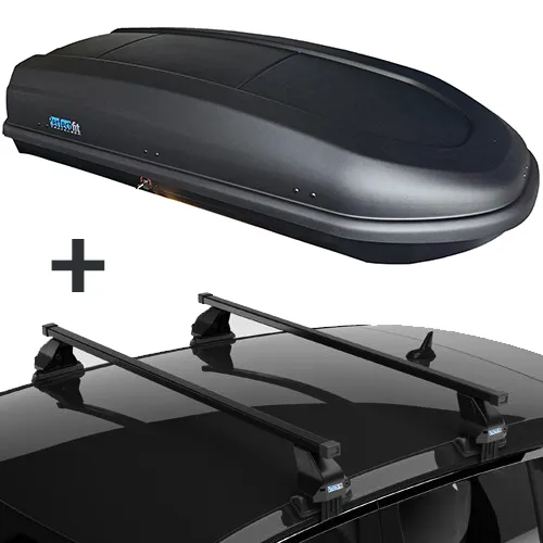 PerfectFit dakkoffer 440 Liter + PerfectFit dakdragers Citroën DS5 5 deurs hatchback 2011 t/m 2015