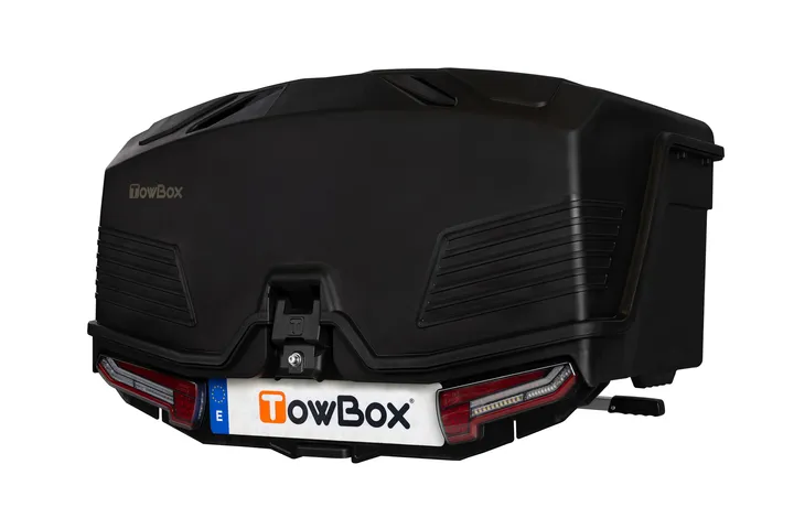 Towbox Alpha - Trekhaakkoffer zwart 330 L
