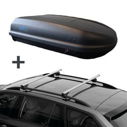 PerfectFit dakkoffer 400 liter + Nordrive dakdragers Citroen C-Crosser 06/2007 t/m 01/2013